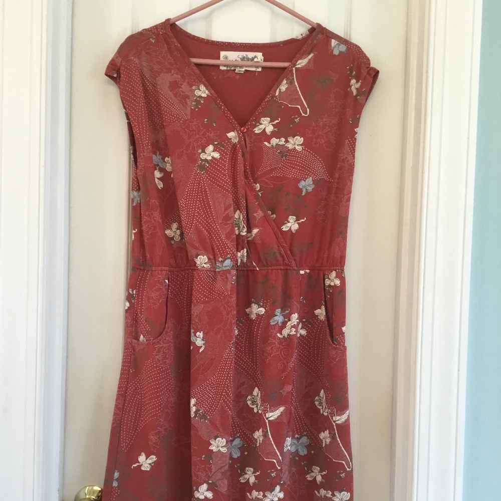 Cute organic cotton blend dress size L